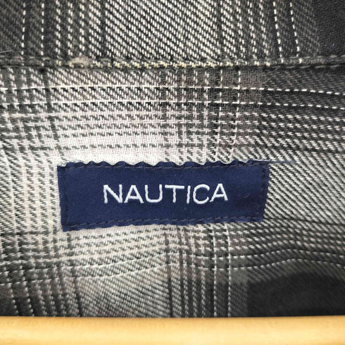 ノーティカ NAUTICA L/S オンブレーチェックシャツ メンズ import:M